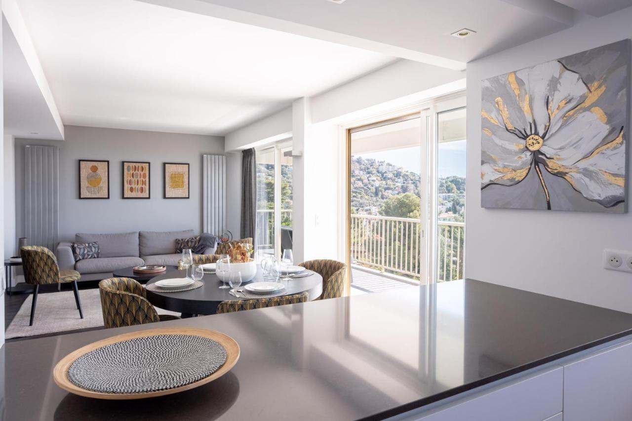 Cannes Panorama - Piscine, Vue Mer, Parking, Clim Kültér fotó