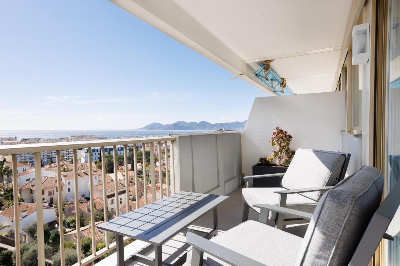 Cannes Panorama - Piscine, Vue Mer, Parking, Clim Kültér fotó