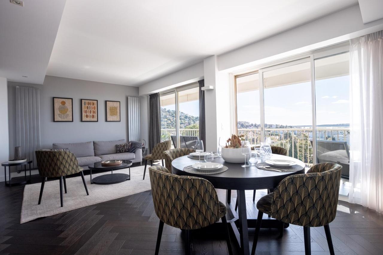 Cannes Panorama - Piscine, Vue Mer, Parking, Clim Kültér fotó