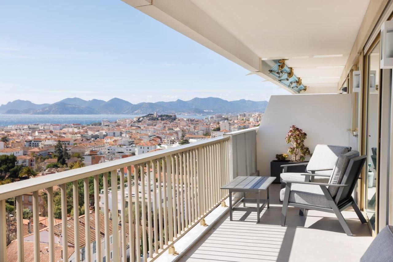 Cannes Panorama - Piscine, Vue Mer, Parking, Clim Kültér fotó